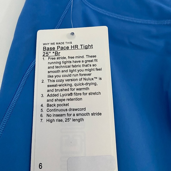 Lululemon base pace leggings - Picture 2 of 3